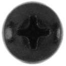 DIN 7981 Linsen-Blechschrauben mit Phillips-Kreuzschlitz PH, C= mit Spitze  STAHL - schwarz verzinkt - bei Wegertseder online kaufen
