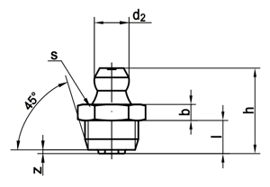 Schmiernippel Abdeckkappe ohne Lasche (DIN 71412), Normteile